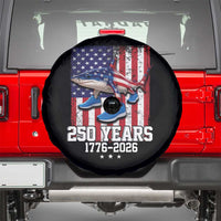 250th America Anniversary Spare Tire Cover Tralalero Tralala Italian Brainrot 4th of July Meme