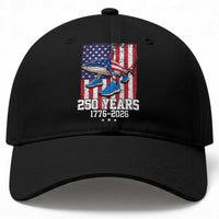 250th America Anniversary Baseball Cap Tralalero Tralala Italian Brainrot 4th of July Meme