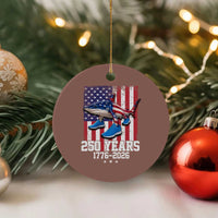 250th America Anniversary Ceramic Ornament Tralalero Tralala Italian Brainrot 4th of July Meme