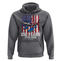 250th America Anniversary Hoodie Tralalero Tralala Italian Brainrot 4th of July Meme