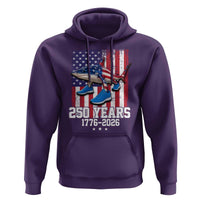 250th America Anniversary Hoodie Tralalero Tralala Italian Brainrot 4th of July Meme