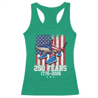 250th America Anniversary Racerback Tank Top Tralalero Tralala Italian Brainrot 4th of July Meme