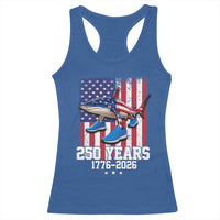 250th America Anniversary Racerback Tank Top Tralalero Tralala Italian Brainrot 4th of July Meme
