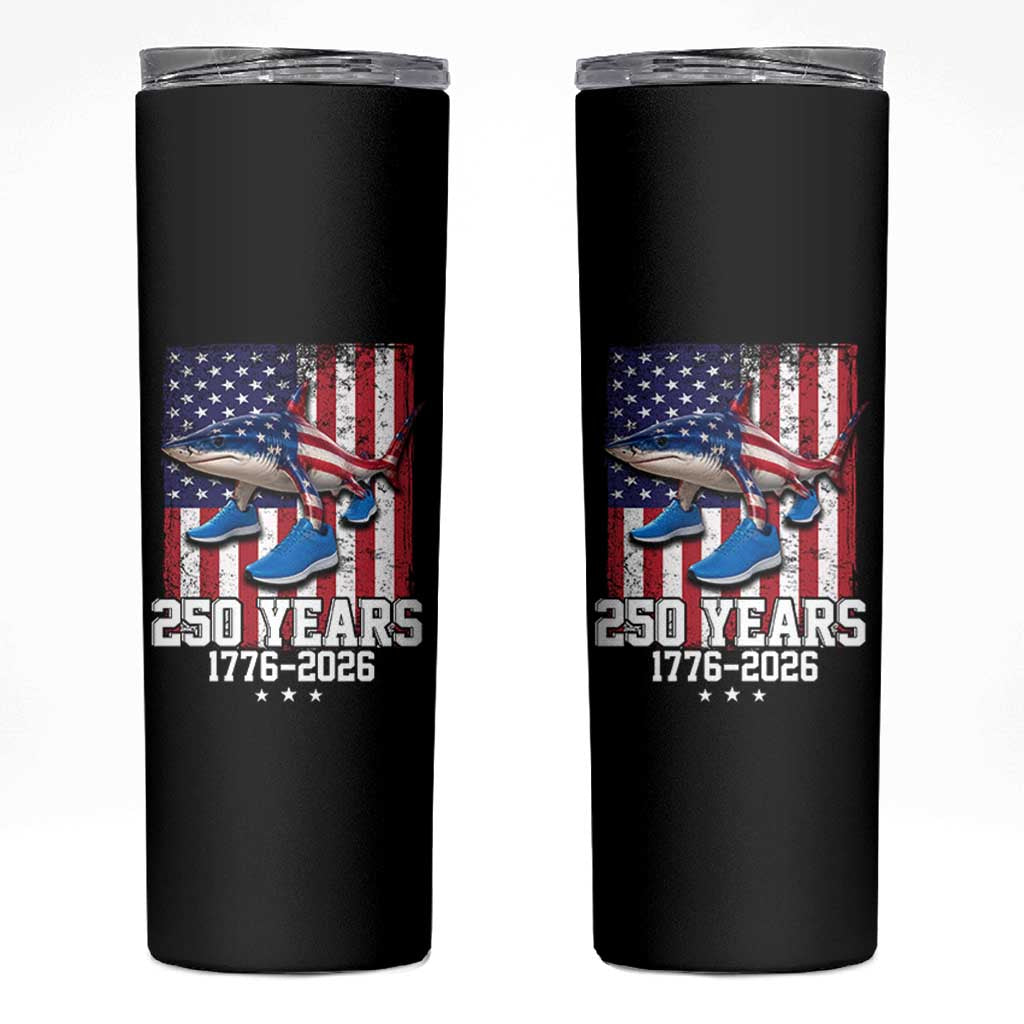 250th America Anniversary Skinny Tumbler Tralalero Tralala Italian Brainrot 4th of July Meme