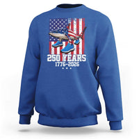 250th America Anniversary Sweatshirt Tralalero Tralala Italian Brainrot 4th of July Meme
