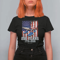 250th America Anniversary T Shirt For Women Tralalero Tralala Italian Brainrot 4th of July Meme