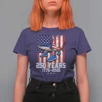 250th America Anniversary T Shirt For Women Tralalero Tralala Italian Brainrot 4th of July Meme