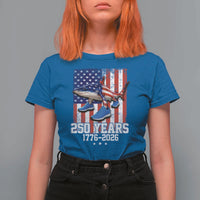 250th America Anniversary T Shirt For Women Tralalero Tralala Italian Brainrot 4th of July Meme