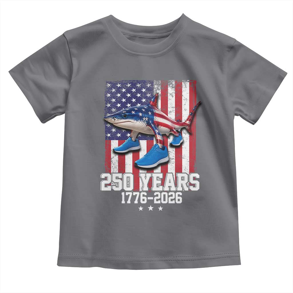 250th America Anniversary Toddler T Shirt Tralalero Tralala Italian Brainrot 4th of July Meme