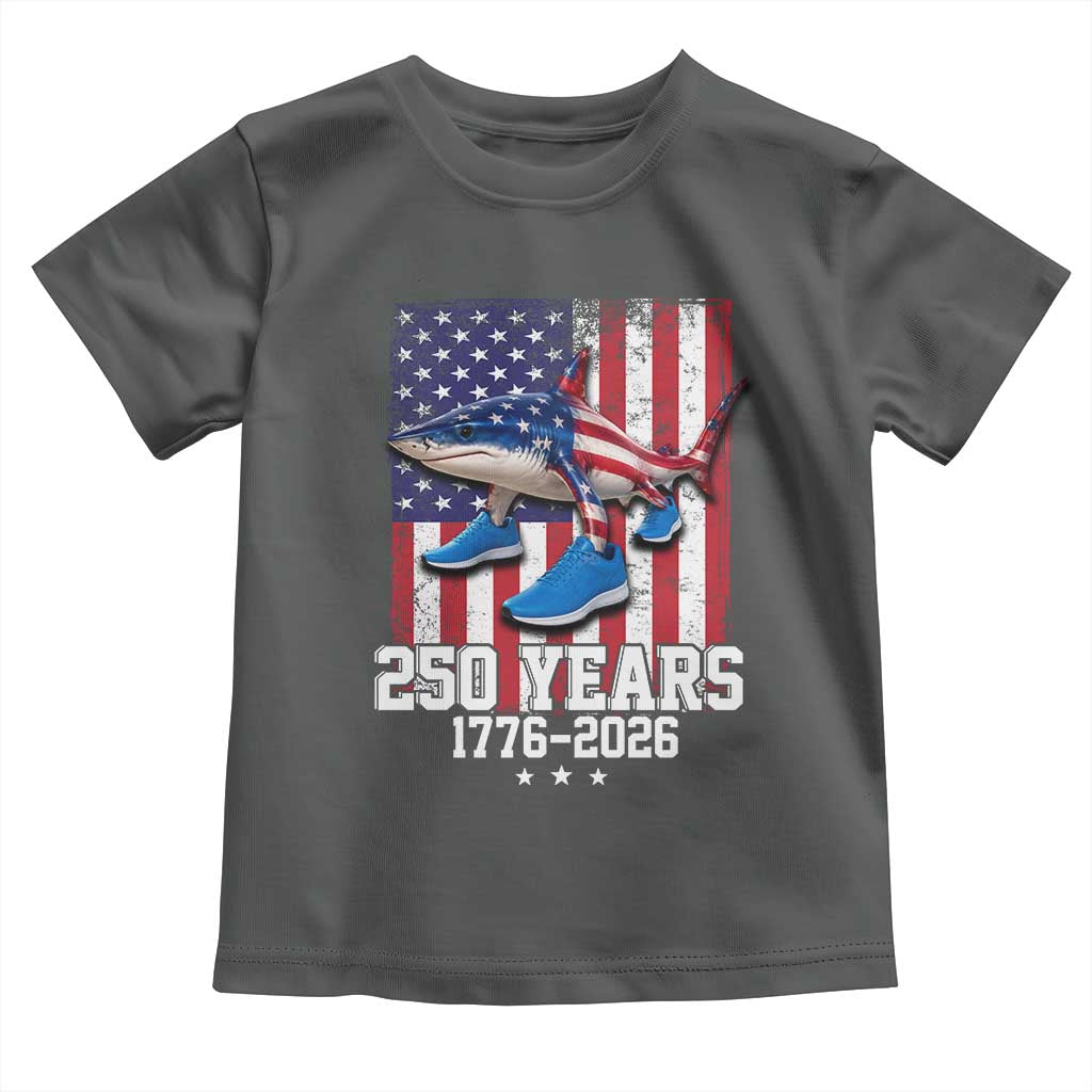 250th America Anniversary Toddler T Shirt Tralalero Tralala Italian Brainrot 4th of July Meme