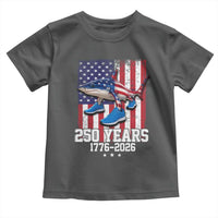 250th America Anniversary Toddler T Shirt Tralalero Tralala Italian Brainrot 4th of July Meme