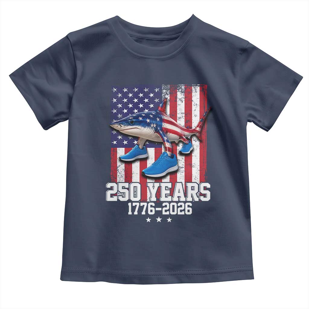 250th America Anniversary Toddler T Shirt Tralalero Tralala Italian Brainrot 4th of July Meme