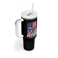 250th America Anniversary Tumbler With Handle Tralalero Tralala Italian Brainrot 4th of July Meme