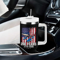250th America Anniversary Tumbler With Handle Tralalero Tralala Italian Brainrot 4th of July Meme