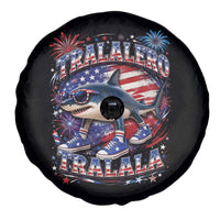 Tralalero Tralala Shark Italian Brainrot 4th Of July Meme Spare Tire Cover