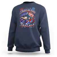 Tralalero Tralala Shark Italian Brainrot 4th Of July Meme Sweatshirt