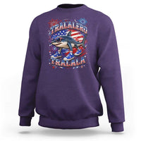 Tralalero Tralala Shark Italian Brainrot 4th Of July Meme Sweatshirt