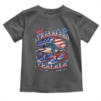 Tralalero Tralala Shark Italian Brainrot 4th Of July Meme Toddler T Shirt
