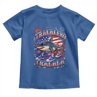 Tralalero Tralala Shark Italian Brainrot 4th Of July Meme Toddler T Shirt