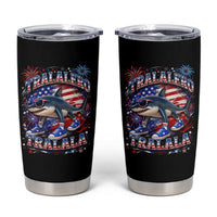 Tralalero Tralala Shark Italian Brainrot 4th Of July Meme Tumbler Cup
