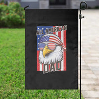 All American Dad 4th of July Garden Flag Daddy Eagle USA