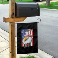 All American Dad 4th of July Garden Flag Daddy Eagle USA