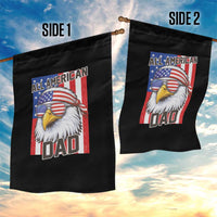 All American Dad 4th of July Garden Flag Daddy Eagle USA