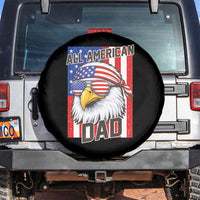 All American Dad 4th of July Spare Tire Cover Daddy Eagle USA