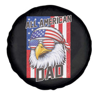 All American Dad 4th of July Spare Tire Cover Daddy Eagle USA