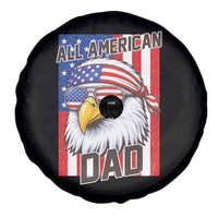 All American Dad 4th of July Spare Tire Cover Daddy Eagle USA