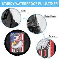 All American Dad 4th of July Spare Tire Cover Daddy Eagle USA