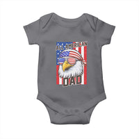 All American Dad 4th of July Baby Onesie Daddy Eagle USA