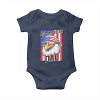All American Dad 4th of July Baby Onesie Daddy Eagle USA
