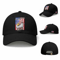 All American Dad 4th of July Baseball Cap Daddy Eagle USA