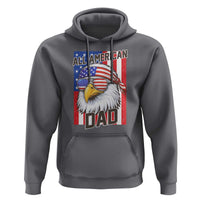 All American Dad 4th of July Hoodie Daddy Eagle USA