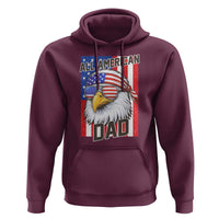 All American Dad 4th of July Hoodie Daddy Eagle USA