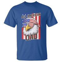 All American Dad 4th of July T Shirt Daddy Eagle USA