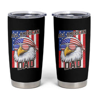 All American Dad 4th of July Tumbler Cup Daddy Eagle USA