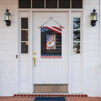 All American Dad 4th of July Patriotic Garden Flag Daddy Eagle USA