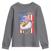 All American Dad 4th of July Youth Sweatshirt Daddy Eagle USA
