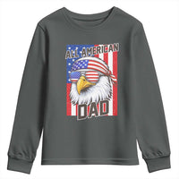 All American Dad 4th of July Youth Sweatshirt Daddy Eagle USA
