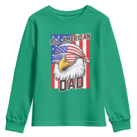 All American Dad 4th of July Youth Sweatshirt Daddy Eagle USA