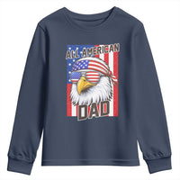 All American Dad 4th of July Youth Sweatshirt Daddy Eagle USA