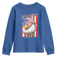 All American Dad 4th of July Youth Sweatshirt Daddy Eagle USA
