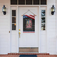 Let Dirt Fly And Freedom Ring Patriotic Garden Flag 4th of July Dirt Bike American Flag