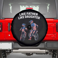 Like Father Daughter Dirt Bike Spare Tire Cover Cute Matching Motocross Gift Father's Day