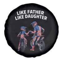 Like Father Daughter Dirt Bike Spare Tire Cover Cute Matching Motocross Gift Father's Day