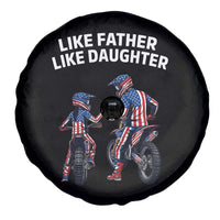 Like Father Daughter Dirt Bike Spare Tire Cover Cute Matching Motocross Gift Father's Day