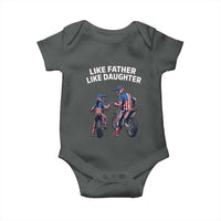 Like Father Daughter Dirt Bike Baby Onesie Cute Matching Motocross Gift Father's Day