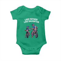Like Father Daughter Dirt Bike Baby Onesie Cute Matching Motocross Gift Father's Day